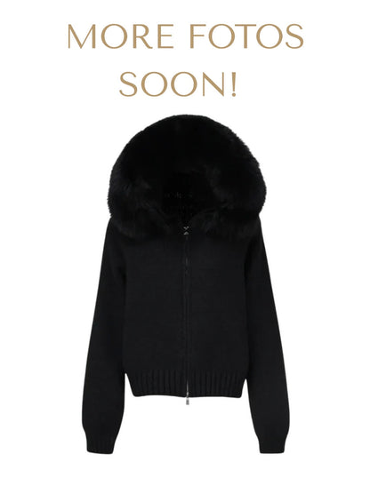 VESTE EN FOURRURE NOURAMSTERDAM – NOIR