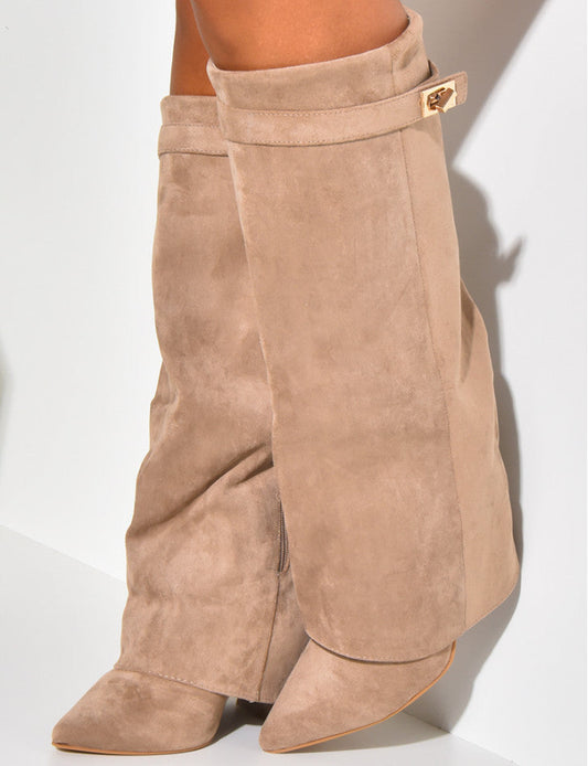 Bottes en Suède - Kaki